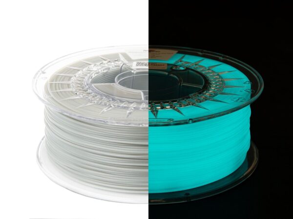 Filament 3D PETG 1.75mm Glow in the Dark Blue 1kg – Spectrum